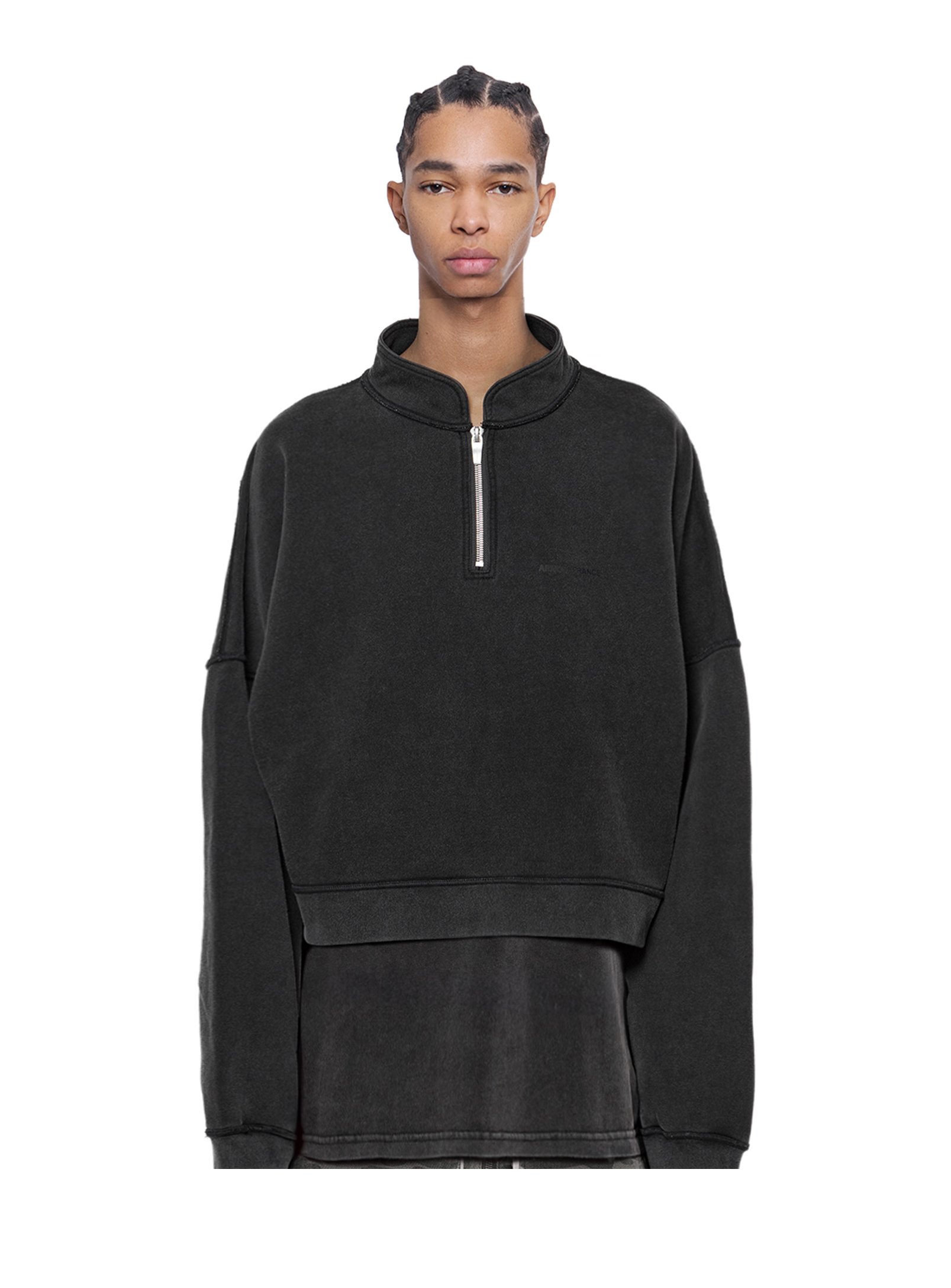 pannaサイズ1 ARNODEFRANCE+-+HALF+ZIP+MOCK+